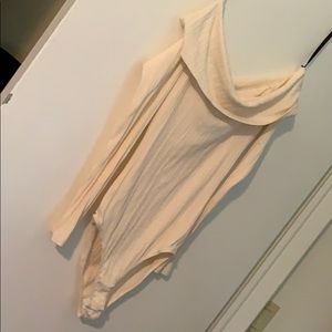 Forever 21 Cream Bodysuit Size Small